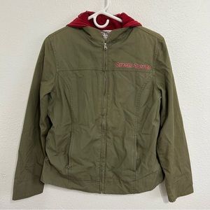 Cowgirl tuff green jacket size M